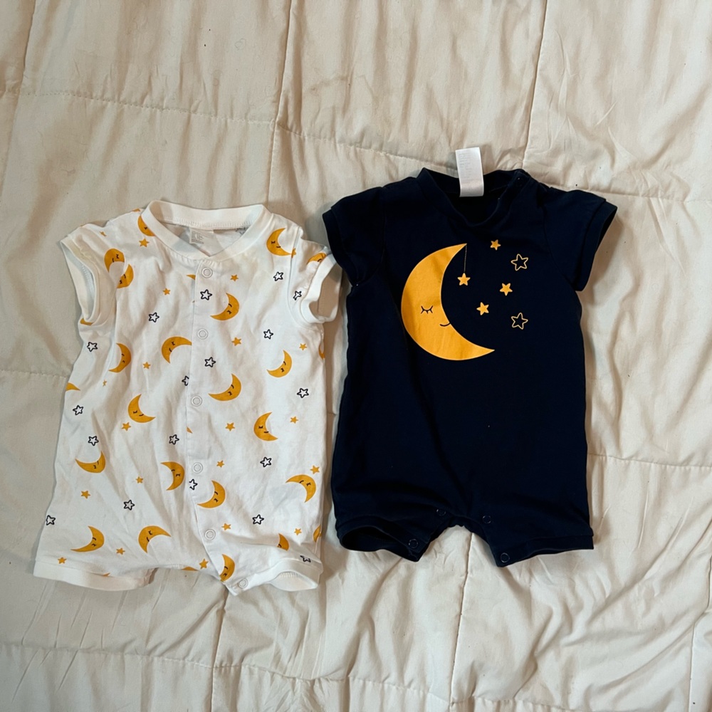 H&M short pajamas 1-2 month